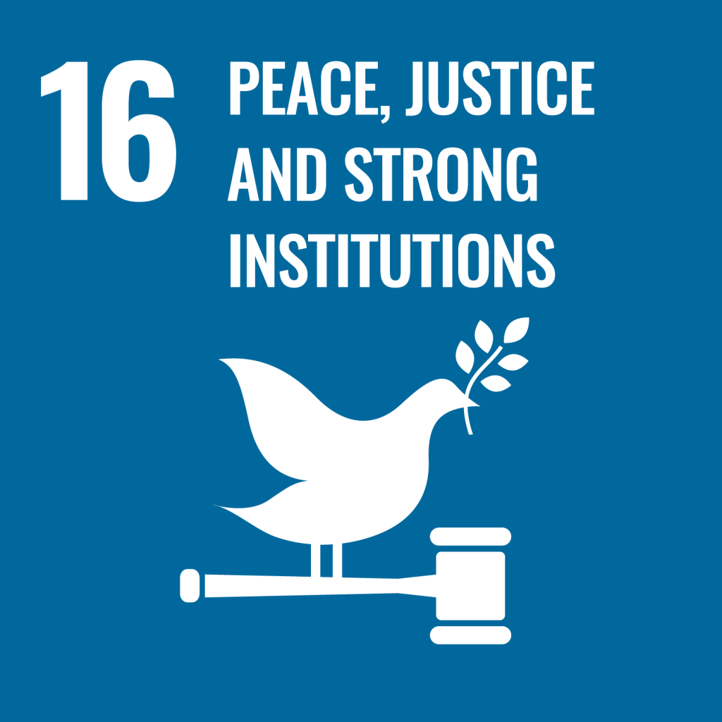 UN Sustainable Development Goal 16: Peace, Justice and Strong Institutions