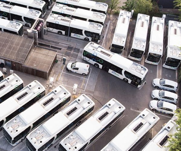 deventer bus depot buses charging