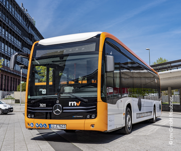 Electric bus of rvn "Rhein-Necker-Verkehr"
